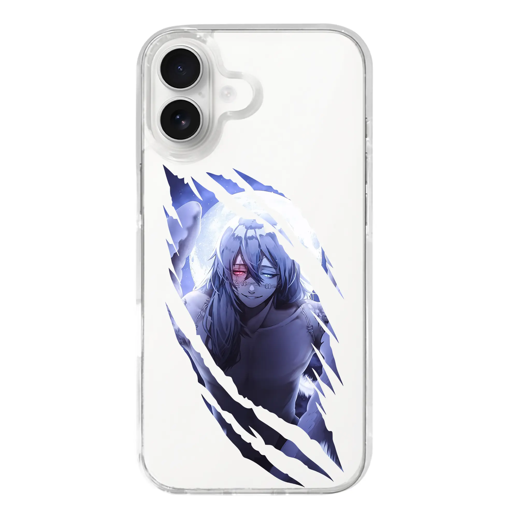 呪術廻戦 グッズ,真人 - iPhone 17シリーズ 透明スマホケース – 薄型・耐衝撃・精密フィット保護カバー